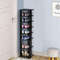 7 Tier Shoe Rack Practical Free Standing Shelves for Organized Storage, Space Saving Vertical Design