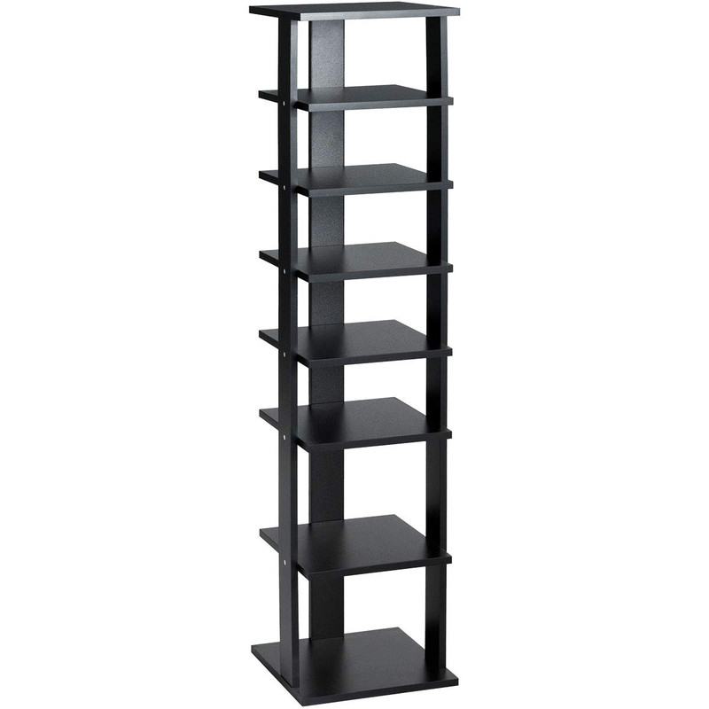 7 Tier Shoe Rack Practical Free Standing Shelves for Organized Storage, Space Saving Vertical Design