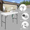 Portable Folding Sink Table with Faucet, Sprayer & Cutting Surface for Camping