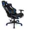 Reclining Swivel Massage Gaming Chair With Adjustable Lumbar Support 360 Rotation 5