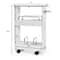 Slim Rolling 3Tier Bathroom Mobile Shelving Cabinet With Handle SpaceSaving Storage Organizer 4