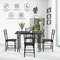 Modern Wood Rectangular Dining Table Set SpaceSaving Kitchen Table With Chairs For Apartment Or Hom 3