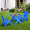 Durable Plastic Childrens Play Table And Chair Set Lightweight Toddler Furniture For Home Garden P 6