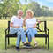 Powder Coated Steel Frame Patio Garden Bench – Durable & Weather-Resistant Outdoor Seating