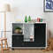 Lateral Mobile Filing Cabinet with 2 Drawers – Heavy-Duty Rolling Printer Stand & Adjustable Storage