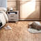 25 Tiles Wood Grain Foam Floor Mats with Borders, 24"x24" Interlocking EVA Tiles for Home Gym, Playroom, Basement