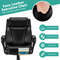 400 Pounds Big and Tall Adjustable High Back Leather Office Chair, Ergonomic Heavy Duty Executive Desk Chair for Home