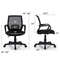 Mid-Back Mesh Height Adjustable Executive Chair with Lumbar Support, Ergonomic Swivel Office Chair for Home Desk