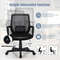 Mid-Back Mesh Height Adjustable Executive Chair with Lumbar Support, Ergonomic Swivel Office Chair for Home Desk