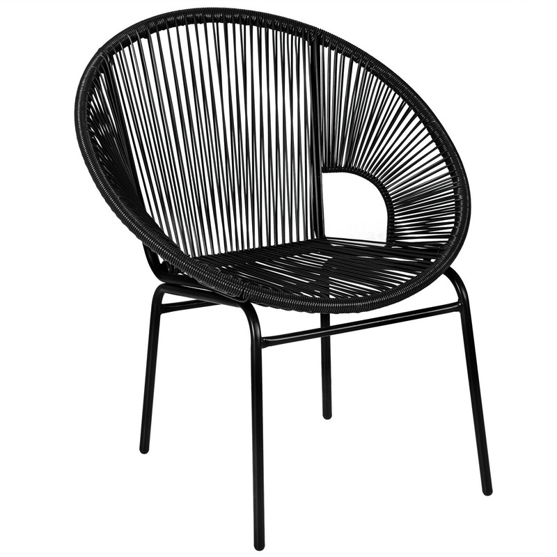 3-Piece Patio Acapulco Furniture Bistro Set with Glass Table – Modern Outdoor Seating