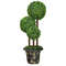36-Inch Artificial Topiary Triple Ball Tree – Realistic Indoor & Outdoor Decor