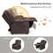 Premium Kids Recliner Chair With Cup Holder And Footrest PU Leather Toddler Lounger With Storage Po 4