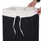Bamboo Laundry Hamper With Lid 19 Gal Rectangle Clothes Basket With Handles Large Storage Space 0