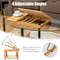 Bamboo Laptop Lap Tray With Adjustable Legs  Tilting HeatDissipation Top 6