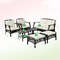 7-Piece Outdoor Patio Furniture Set with Waterproof Cover, Durable Rattan Conversation Set for Garden, Poolside & Backy