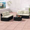 Outdoor Patio Furniture Set With Cushions And Glass Coffee Table Wicker Sectional Seating Set For D 5