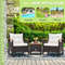 Outdoor Patio Rattan Furniture Set With Removable Cushions And Coffee Table PE Wicker Chairs For Ba 3