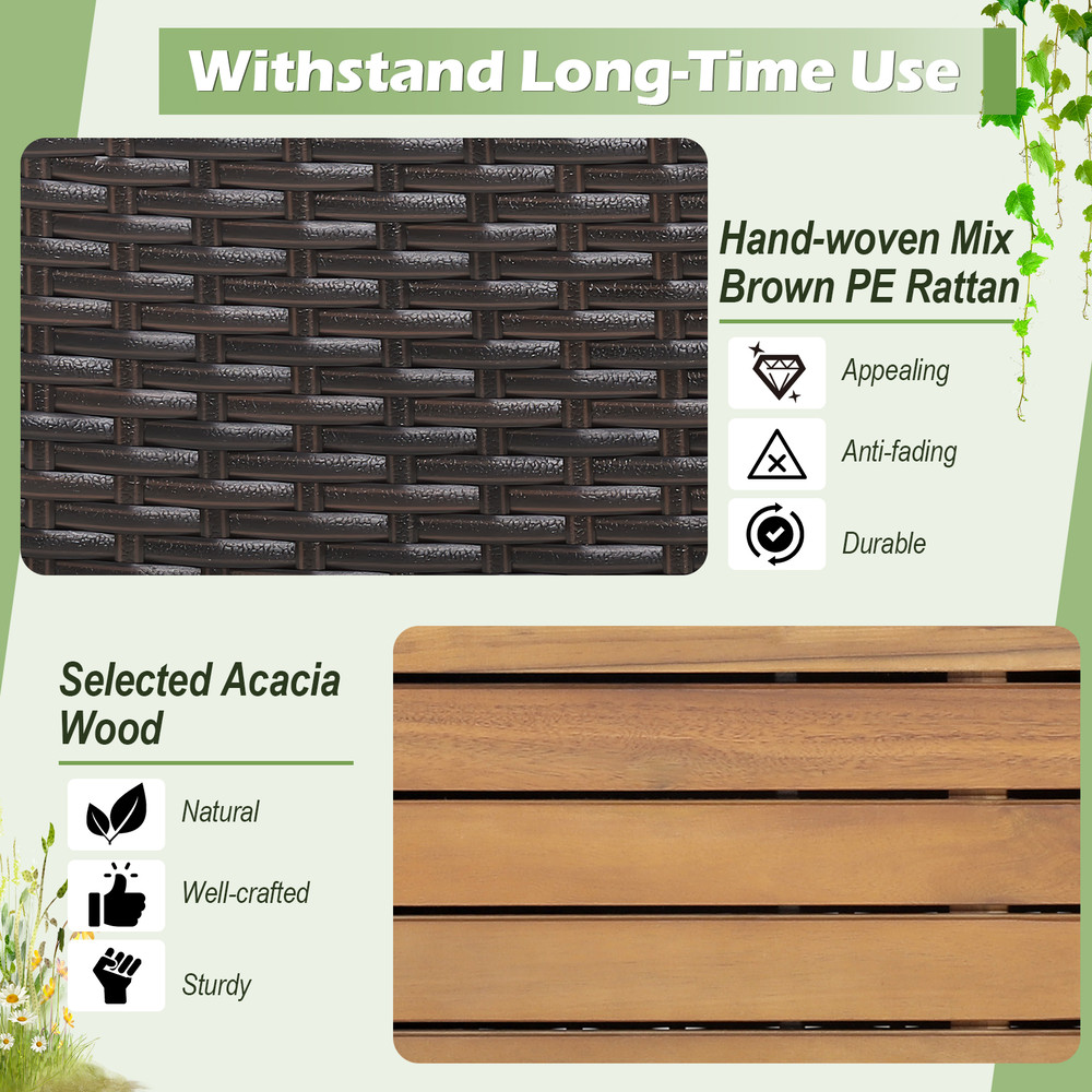 45 Gallon Outdoor Storage Bench with Zippered Liner – Waterproof Patio Bench & Deck Box