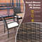 2-Piece Patio Wicker Dining Armchair Set with Soft Zippered Cushion – Set of 2 Outdoor Chairs