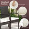2-Piece Patio Wicker Dining Armchair Set with Soft Zippered Cushion – Set of 2 Outdoor Chairs