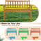 2 Person Outdoor Acacia Wood Bench with Backrest Sturdy & Comfortable Garden Seating