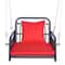 Patio Rattan Porch Swing Hammock Chair With Seat Cushion 400LB Capacity Outdoor Hanging Chair 7