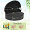 Clamshell Patio Round Daybed Wicker With Retractable Canopy Pillows Convertible Outdoor Lounge Bed 4