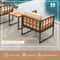 Outdoor Patio Chair Set With Soft Cushions Acacia Wood Sofa Set For Deck Garden Porch Poolside Rel 3