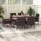 Outdoor Patio Dining Chairs Set Acacia Wood Armrest  HeavyDuty Metal Frame For Lasting Comfort 3