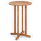 39 Inch Outdoor Acacia Wood Bar Table with Slatted Table Top – Durable & Stylish Patio Furniture