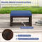 Multipurpose PE Rattan Patio Ottomans Footstool Set Outdoor Wicker Seat Coffee Table Or Footrest Wi 5