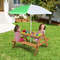 Kids Water  Sand Table 3in1 Outdoor Picnic Set With Removable Umbrella  Boxes 2