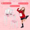Acrylic Mirror Kids Vanity Set Wooden Makeup Table And Stool For Girls With Drawer Safe Design  Gif 6
