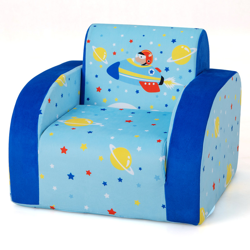 3 In 1 Convertible Flip Open Kids Sofa Lounge Play  Nap Bed For Toddlers 3