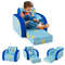 3 In 1 Convertible Flip Open Kids Sofa Lounge Play  Nap Bed For Toddlers 4