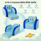 3 In 1 Convertible Flip Open Kids Sofa Lounge Play  Nap Bed For Toddlers 6