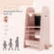 Adjustable Kids Kitchen Tower With Chalkboard And Safety Rail Wooden Montessori Standing Step Stool 6