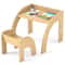 Kids Table And Chair Set With Wide Tabletop Curved Edges For Kids Room Sturdy Spacious 7