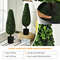 UVResistant Artificial Topiary Trees 2 Pack 3 Feet Indoor  Outdoor Tower Decor 2