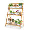 Foldable Bamboo Plant Stand 3Tier Display Shelf For Balcony Garden Home Decor 7