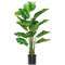 Faux Monstera Deliciosa Plant 5Foot Tall Artificial Tree With Cement Pot For Indoor Outdoor Use 6