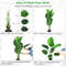 Artificial Monstera Deliciosa Tree 2 Pack 10 Vivid Leaves In Different Sizes For Lifelike Greenery 3