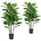 Artificial Fiddle Leaf Fig Tree 2Pack 51 Inch Perfect For Indoor  Outdoor Use 4