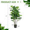 Artificial Fiddle Leaf Fig Tree 2Pack 51 Inch Perfect For Indoor  Outdoor Use 6