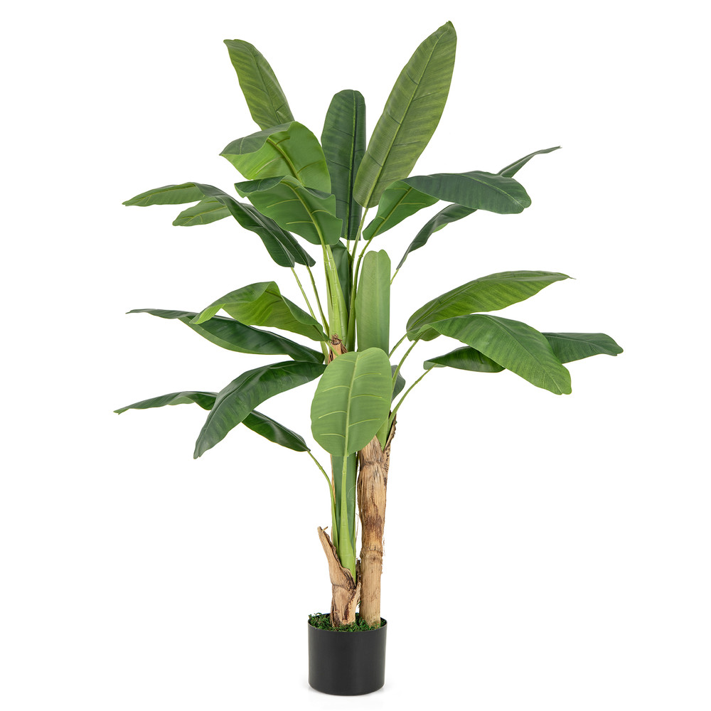 53 Feet Tall Bird Of Paradise Artificial Plant Faux Banana Leaf Tree For Home Office Decor 3