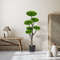 6 Ball Artificial Cypress Topiary Ball Tree With Weighted Pot For Porch Realistic IndoorOutdoor Dec 1