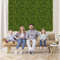 12-Piece 20" x 20" Artificial Hedge Boxwood Panels, Realistic Privacy Fence & Wall Decor