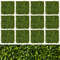 12-Piece 20" x 20" Artificial Hedge Boxwood Panels, Realistic Privacy Fence & Wall Decor