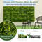 12-Piece 20" x 20" Artificial Hedge Boxwood Panels, Realistic Privacy Fence & Wall Decor