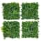 Artificial Hedge Boxwood Panel Faux Green Wall Panels With Diverse Leaves For Home Garden Wedding 0